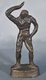 Agustín Riganelli, Atleta, escultura de bronce patinado