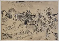 Schwimmer Max, Figura Femenina, dibujos a la tinta y aguada sobre papel; dos de ellos