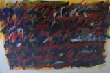 Ricardo Roux, N° 44, acrílico sobre papel
