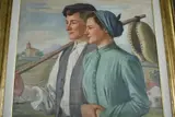 Pareja De Vascos by Mauricio Flores Kaperotxipi, óleo sobre tela, offered Dec 2023