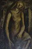 Alberto Bruzzone, Mujer, óleo sobre tela