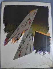 Pérez Celis, Abstracto En Colores, acrílico, dañado