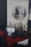 La Escena Con Barcas by Teresio Jose Fara, óleo sobre tela, offered Oct 2023