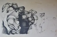 Sin Trabajo by Ricardo Carpani, grabado, offered Oct 2023
