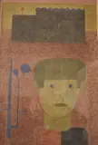 Juan Grela, Niño Y Arbol, acuarela