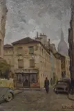 Armando Repetto, Le Consulat (Francia), óleo sobre sobre cartón