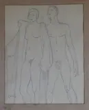 Jorge Larco, PAREJA DESNUDA y DESNUDO FEMENINO