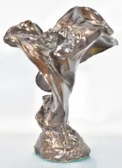Théodore Rivière, Loie Fuller, escultura de bronce patinado