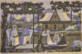 Horacio Butler, Vista Del Tigre, serigrafía en colores