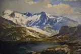 Alberto Falchetti, Lago Di Morti, óleo sobre tela
