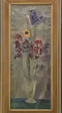 Jose Luis Menghi, Vaso Con Flores, óleo sobre tela