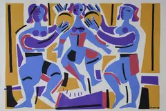 Luís Seoane, Musicos, serigrafía en colores