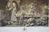Richard Earlom, A Fruit Market, grabado a la mezzotinta tomado de una pintura de Snyders