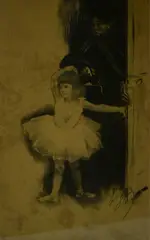 Louis Legrand, Premiere Lecon, grabado al aguatinta