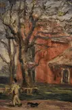 Cesar Bustillo, Casa Rosada, óleo sobre tela