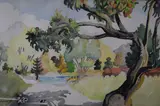 Rafael Cayol, Alumine, acuarela sobre papel