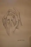Mariette Lydis, Mains, dibujo al lápiz