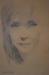 Mariette Lydis, La Douceur De Ton Regard, dibujo al lápiz