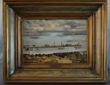 Edmond Ceria, Puerto Breton, óleo sobre tela