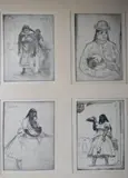 Guillermo Dohme, Mujeres Norteñas, grabados en un marco