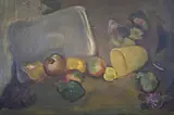 Miguel Carlos Victorica, Bandeja De Plata Con Frutas