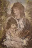 Aurel Naray, Madre Con Niño