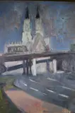 Eduardo Faradje, Basilica, óleo sobre tela