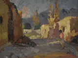 Nota Otoñal by Osman Paez, óleo sobre tabla, offered Jun 2022