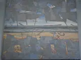 Orilla by Hector Medici, acrílico sobre tela, offered Jun 2022