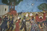 Fiesta Popular by Octavio Rojo, óleo, offered Jun 2022