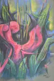 Flora Cubana by Luis Martínez Pedro, pastel, offered Jun 2022