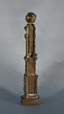 Aldo Paparella, Monumento Inutil, escultura de bronce patinado