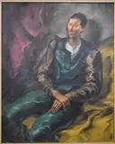 Enrique de Larrañaga, Personaje De Circo, óleo sobre tela