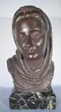 Pascual Buigues, Busto De Mujer, escultura de bronce