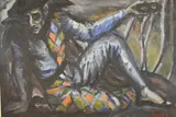Adolfo Luis Halty, Arlequin, óleo sobre tela