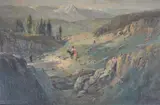 Paisajes Montañosos by Alfredo Vaccari, óleos sobre cartón, offered Mar 2022