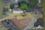 Charles Chartier, Provence, óleo sobre hardboard