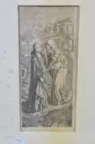 Carlo Lasinio, La Virgen Y Santa Isabel Embarazadas, grabado, tomado de una pintura de Alberto Durero