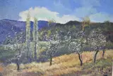 Egidio Cerrito, Primavera, óleo sobre hardboard