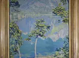 Francisco Bernareggi, Lago Del Sur, óleo sobre cartón entelado