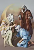 Vito Campanella, La Bendicion De Jacob, óleo sobre tela