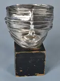 Rostro Vendado by Igor Mitoraj, escultura de metal plateado Christofle, offered Nov 2021