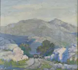 Ítalo Botti, Paisaje De Capilla Del Monte, óleo sobre tela dedicado y