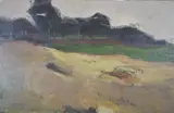 Paisaje De Mar Del Plata by Ricardo Marcangeli, óleo sobre tela titulado y, offered Sep 2021