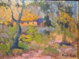Paisaje De Misiones by Raul Ramon C.Prieto, óleo sobre tabla, offered Sep 2021