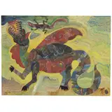 Chico da Silva, Untitled, PASTEL OLEOSO SOBRE PAPEL
