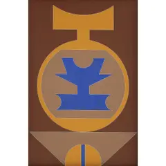 Rubem Valentim, EMBLEMA 84, ACRÍLICA SOBRE TELA