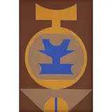 Rubem Valentim, EMBLEMA 84, ACRÍLICA SOBRE TELA