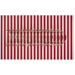 Julio Le Parc, Untitled, Objeto em cartão pintado e acetato, montado em caixa de acrílico