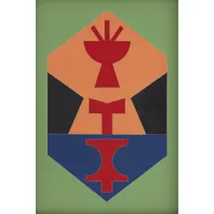Rubem Valentim, “EMBLEMA 84”, ACRÍLICA SOBRE TELA